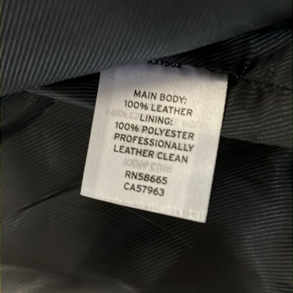 NWT Treasure & Bond | Black 100% Leather Biker Jacket XL - Picture 6 of 10